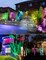 12W RGB Color Changing Landscape Lights Low Voltage LED Landscape Lighting Remote Control Spotlight Waterproof Garden Pathway Christmas Decorative Lights Outdoor Indoor, 8 Pack with Connector